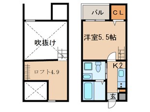 Cozy　House清水の物件間取画像